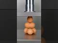 Hydraulic Press vs Eggs 😳🔥
