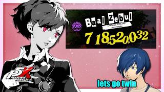 Double P3 Protagonists Go Brr - Baal Zebul Guild Boss Guide (w/A0 Kotone, A0 Makoto) | P5X 4.10