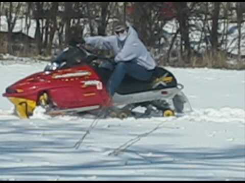 trent and brett snowmobiling