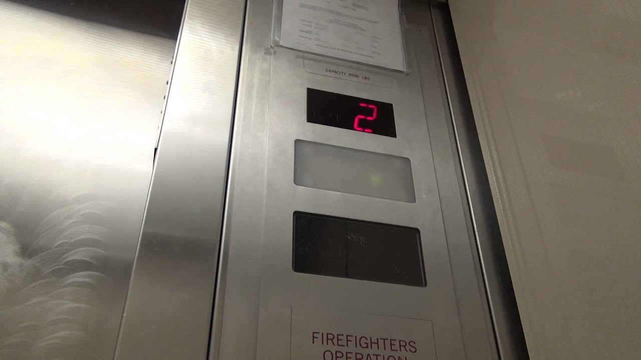 Modernized Montgomery Hydraulic Elevator Macy's Westfield Valencia