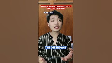 The Importance of Professional Court Interpreters #shorts #interpretation #interpreter