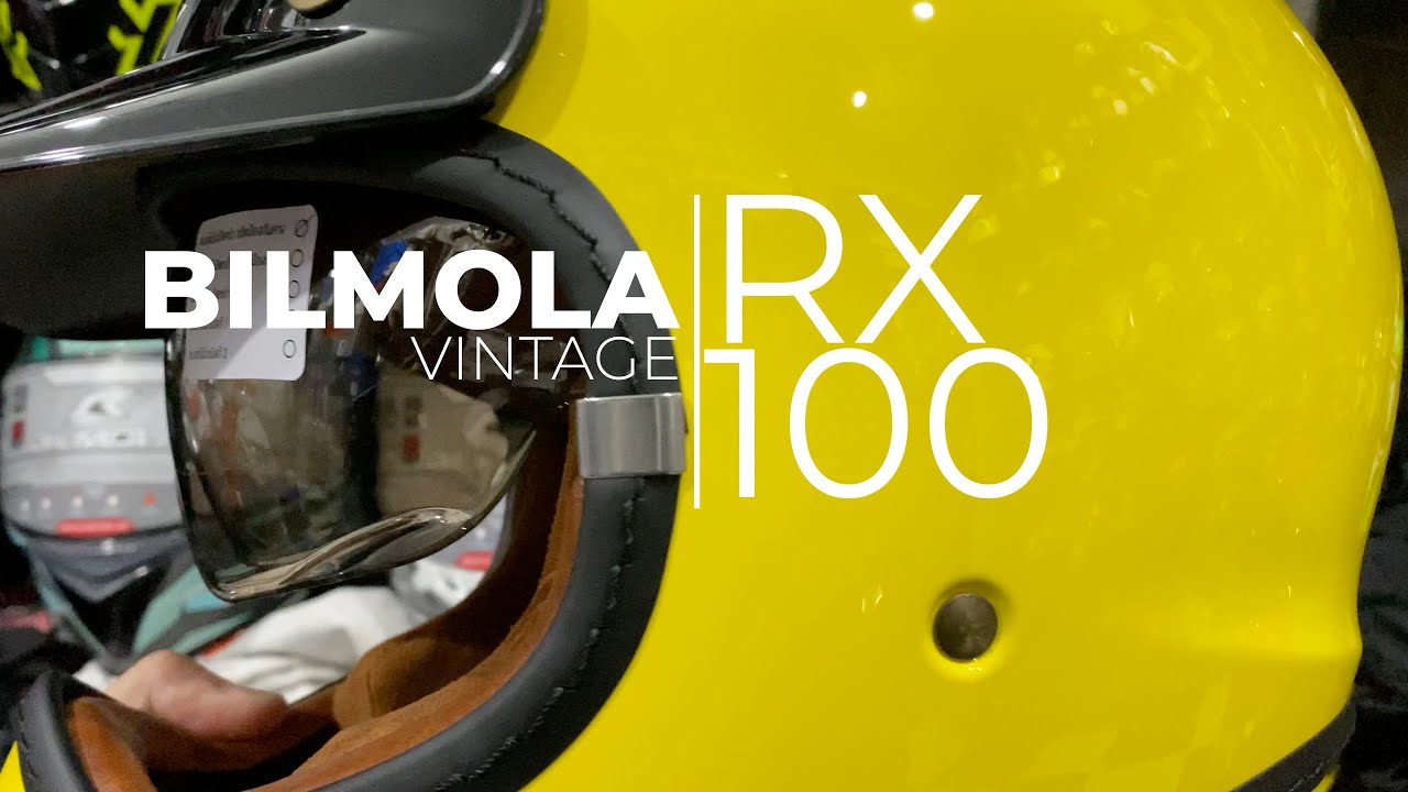 Bilmola Vintage Helmet RX100 (Black is 