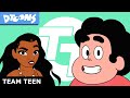 Team Teen: Battle of Beach City Part 2 | Cartoon Crossover | Dtoons