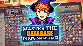Celebrity RPG Maker MZ Tutorial for Beginners: Part 8 - Comprehensive Guide to the Database Wealth