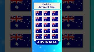 Find the Different Flag 🕵🏻‍♂️ Australia 🇦🇺