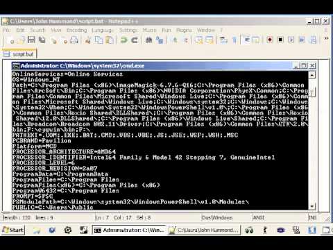 Batch 24 Script Local Scope