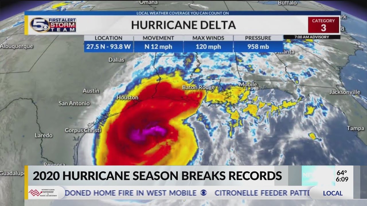 2020 Atlantic Hurricane Season continues to be record-breaking - YouTube