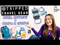TRIPPED TRAVEL GEAR PRODUCT REVIEW!  |  Large Compression Packing Cube Set + Day Pack + Toiletry Set