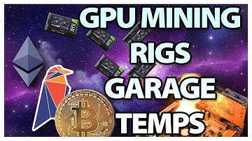Moved GPU mining rigs to my Garage. House is cool now.  Quick walkthrough  3060 ti LHR 3080. ETH RVN