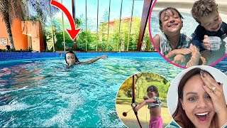 1 hora DE vlog: ROTINA no HOTEL, LARA bebê, TESTE na piscina E muita DIVERSÃO!! - Família da Rê
