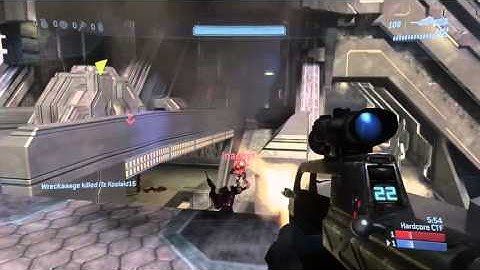 Halo 3 hardcore Narrows CTF Overkill