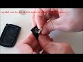 Toyota smart car key,  smart key fob battery replacement