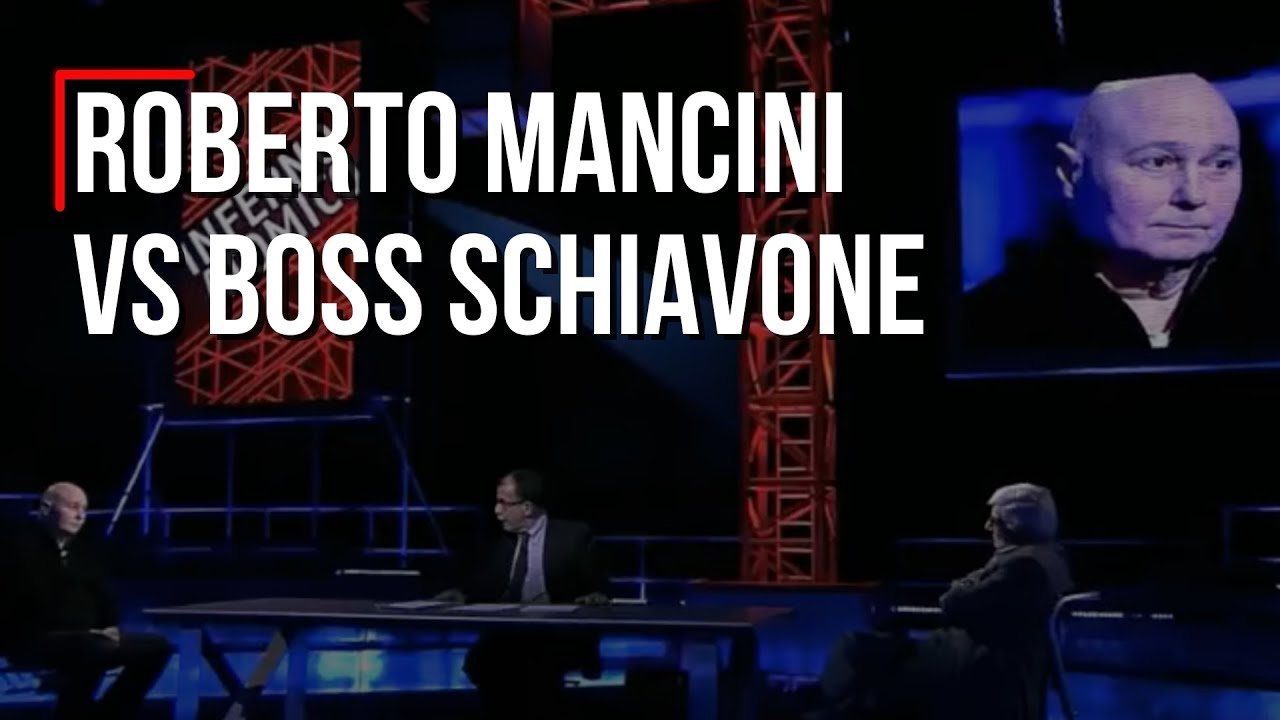 Il confronto tra il commissario Roberto Mancini e il boss Schiavone