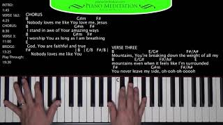 nobody loves me like you - how to play on the piano