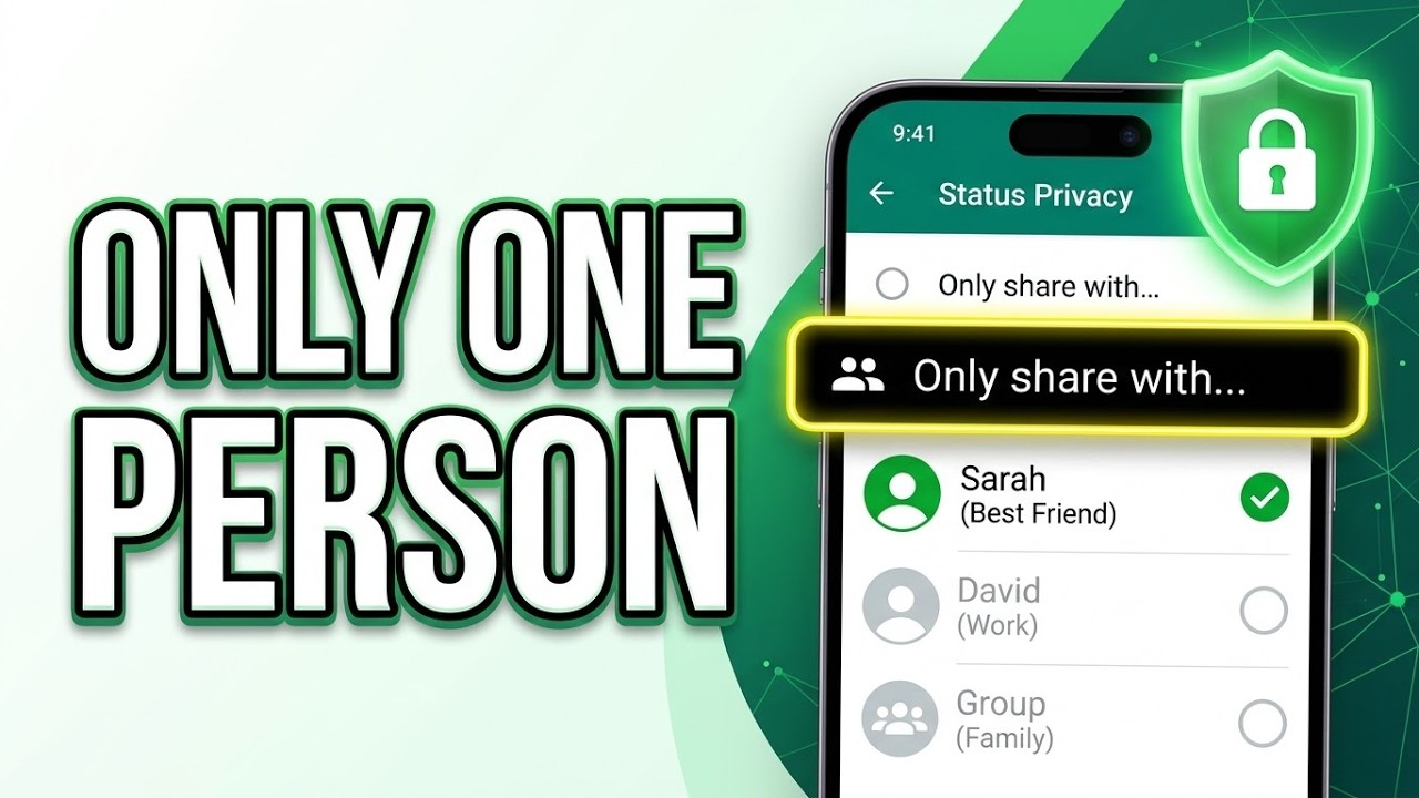 Status Sharing How to Share WhatsApp Status with Only One Person (2026) - YouTube