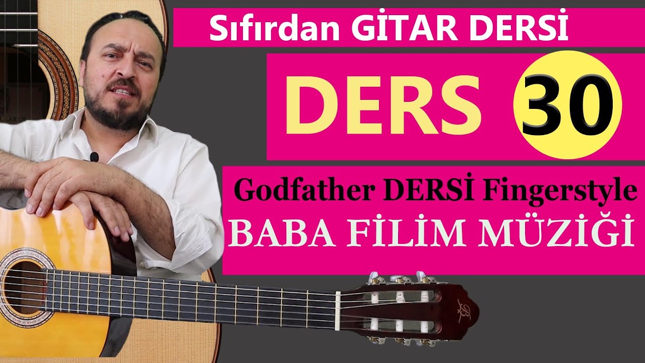 SIFIRDAN GİTAR DERSİ (BABA FİLİM MÜZİĞİ) Godfather song tutorial
