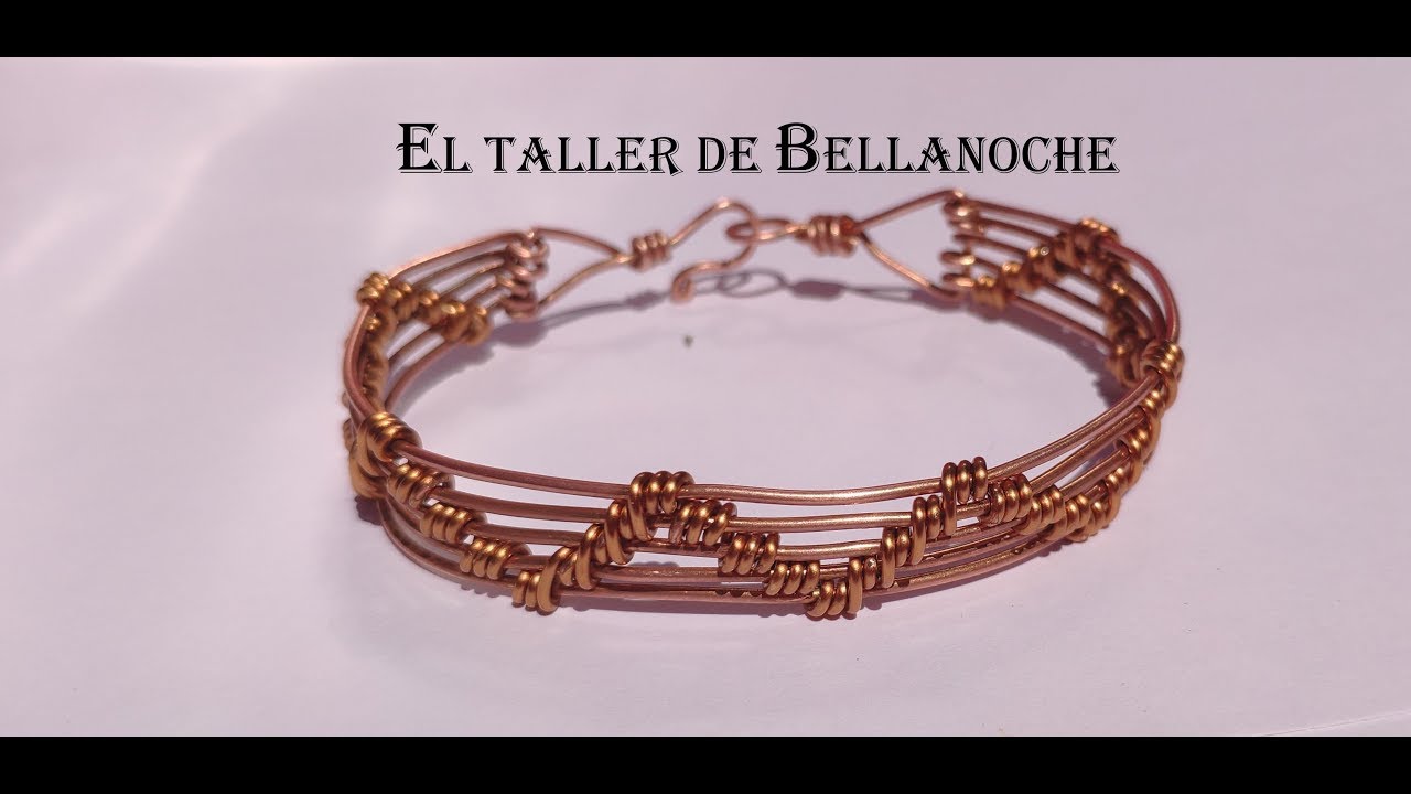 HOW TO MAKE UNISEX BRACELET-COMO HACER PULSERA COBRE UNISEX - YouTube