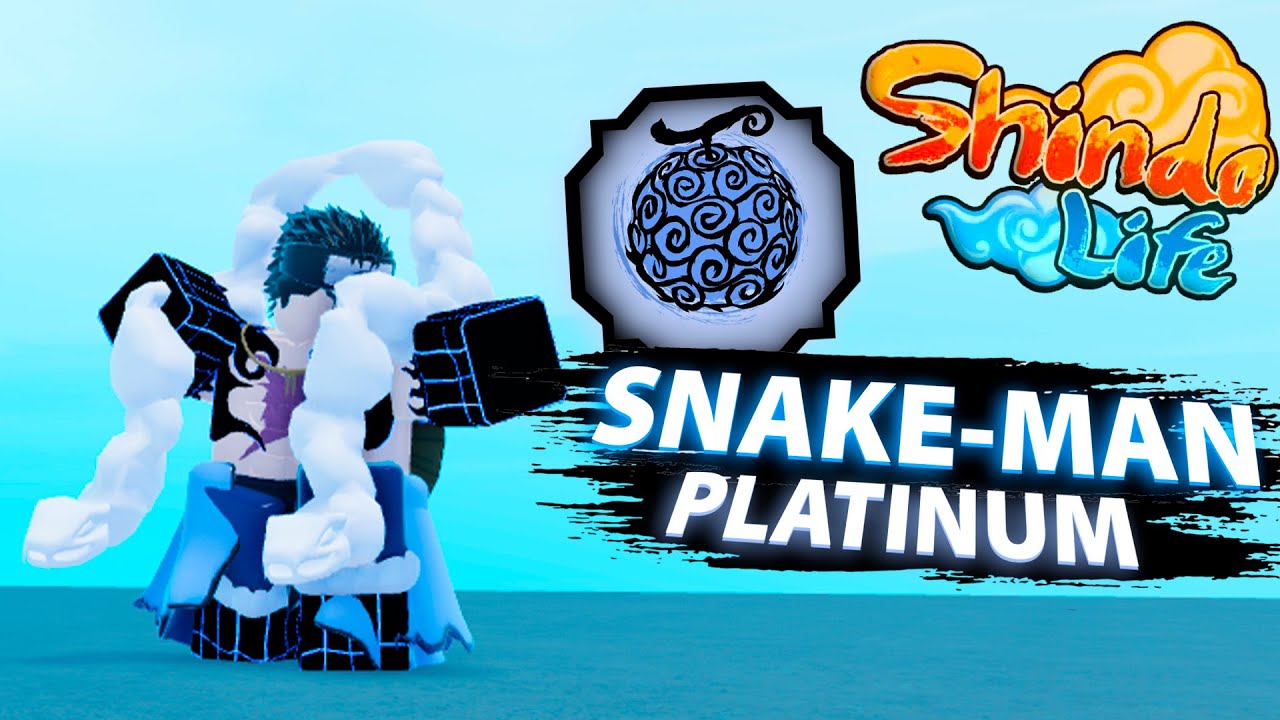 ОБЗОР SNAKEMANPLATINUM SHINDO LIFE YouTube