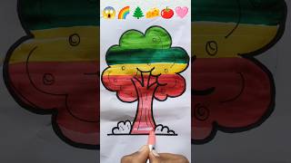 😱🌈🌲🧀🍅🩷 satisfying creative art #draw #coloring #art #satisfyling #shorts #youtubeshorts #viral