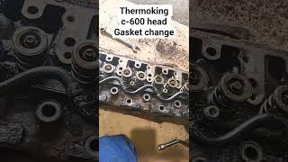 thermoking C-600 head gasket change #thermoking #trailer #mechanic #carrier #trailerrepair