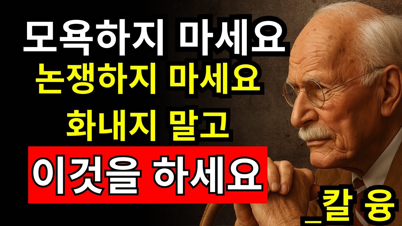 칼 융이 알려준, 다시는 화내지 않게 되는 10가지 방법 | 칼 융