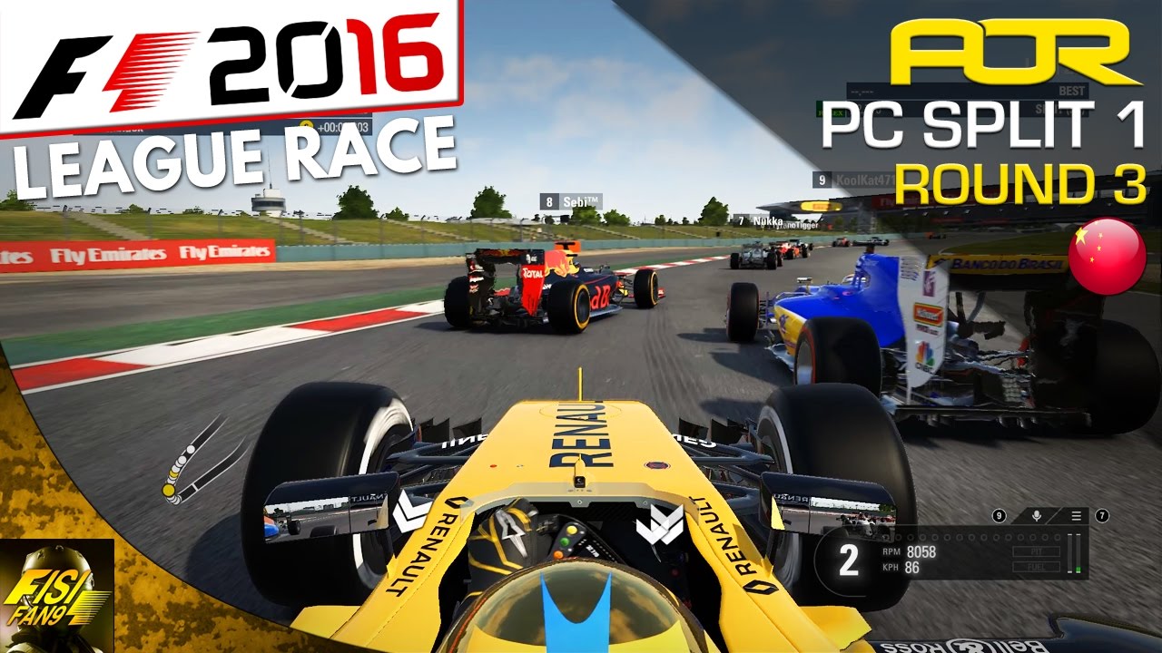 F1 2016 | AOR PC League Race (Split 1): Round 3 - China
