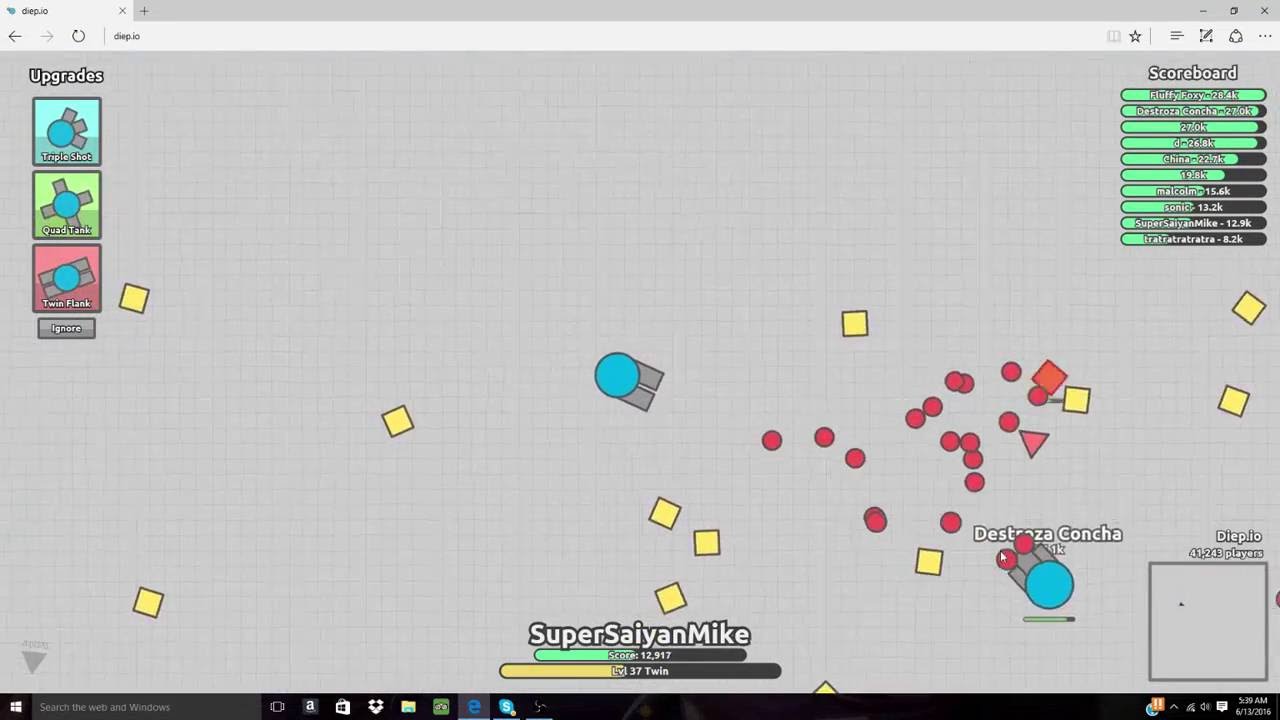 Diep.io PENTA SHOT!!