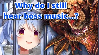 Pekora Wonders Why she Still Hears Boss Music [Hololive/EN Subbed]