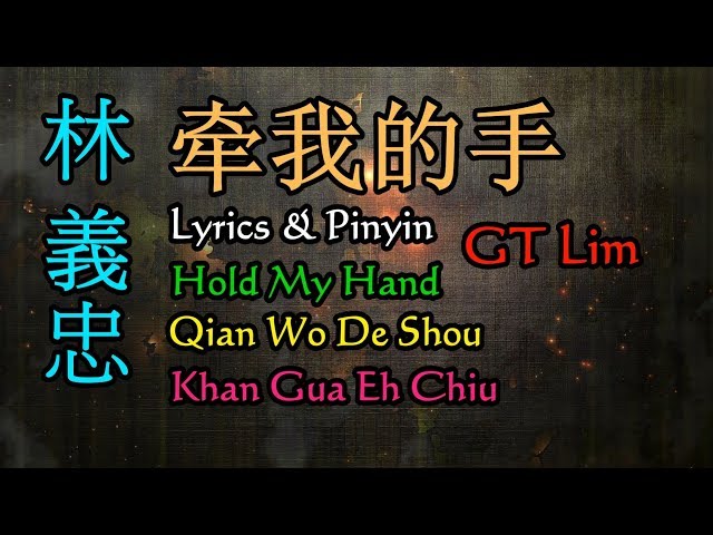 牽我的手 (Hold My Hand) Lyrics (林義忠) GT Lim class=