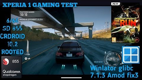 NEED FOR SPEED THE RUN | WINLATOR GLIBC | XPERIA 1