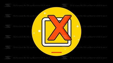 Cross Premium flat icon animated with alpha channel