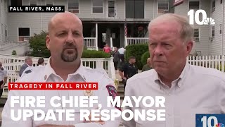 Mayor, fire chief offer update on response to fire that killed 9 in Fall River, Massachusetts