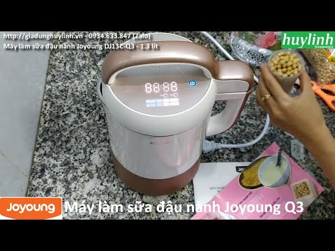 Dùng thử máy làm sữa đậu nành Joyoung Q3 tại giadunghuylinh.vn