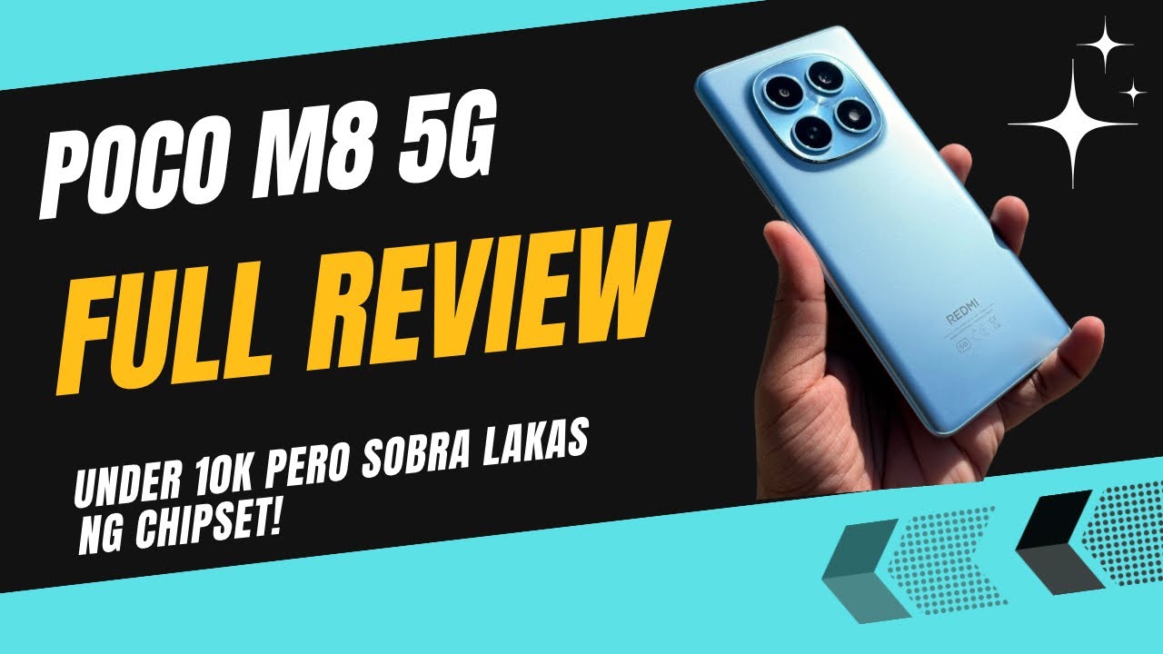 POCO M8 5G FULL REVIEW: WOW 8K PESOS 5G PHONE PALDO SA SPECS!