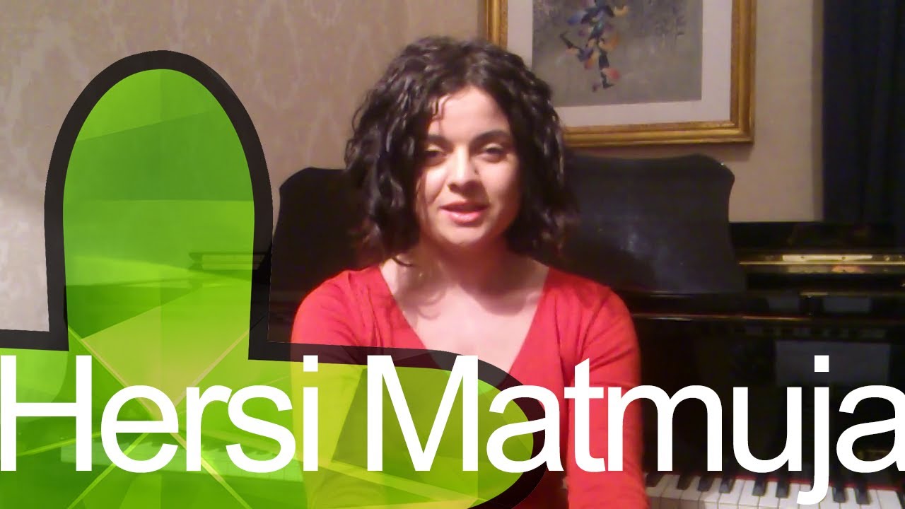 Hersi Matmuja sends regards to ESC+Plus (Eurovision 2014 Albania)