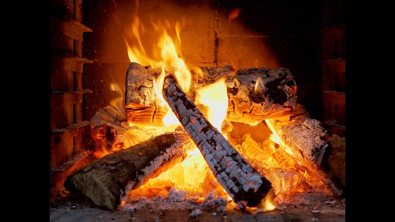 Cozy Fireplace Sound II🔥 Smooth Crackling Fire for Sleep, Relax, Study