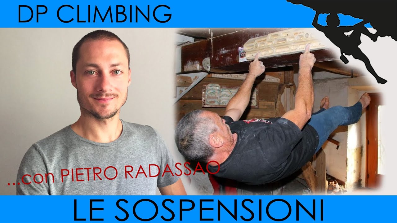 Le SOSPENSIONI in ARRAMPICATA con Pietro Radassao (8c+/9a)