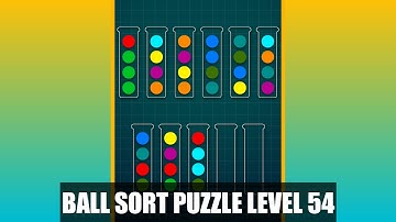 Ball Sorting Puzzle Game Level 54 | Ball Sort Puzzle Level 54 | GamingOn