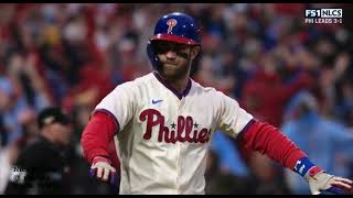Phillies Radio Call of BRYCE HARPER'S HOME RUN TO GO TO THE WORLD SERIES #phillies #dancingonmyown