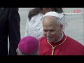 Así fue la llegada del Papa León XIV a Barajas