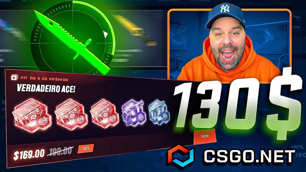 TESTEI o KIT VERDADEIRO ACE de apenas 130$ no CSGONET onde o profit QUASE SEMPRE vem! 😱