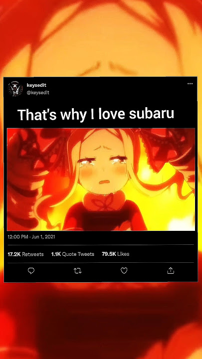 Beako and subaru moment #anime #animeweeb #anime #amv #anime #rezero #beatrice