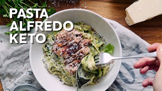 Receta: Pasta Alfredo keto