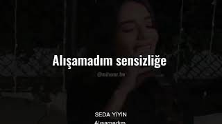 ALIŞAMADIM - SEDA YİYİN KALBİ KIRIK OLANLARA GELSİN💔🙏 HALA ALIŞAMADIM SENSİZLİĞE🌙🎈 Resimi