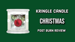 KRINGLE CANDLE XL Christmas Post Burn Review