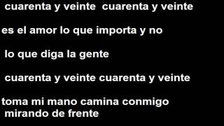 40 y 20 (josé josé)  con letra chords