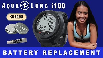 Aqua Lung i100 Dive Computer - Battery Replacement (TUTORIAL)