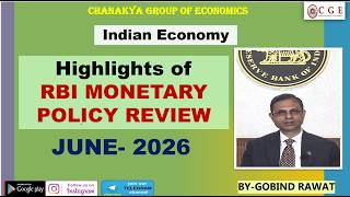 Highlights of RBI MONETARY POLICY REVIEW -JUNE- 2026