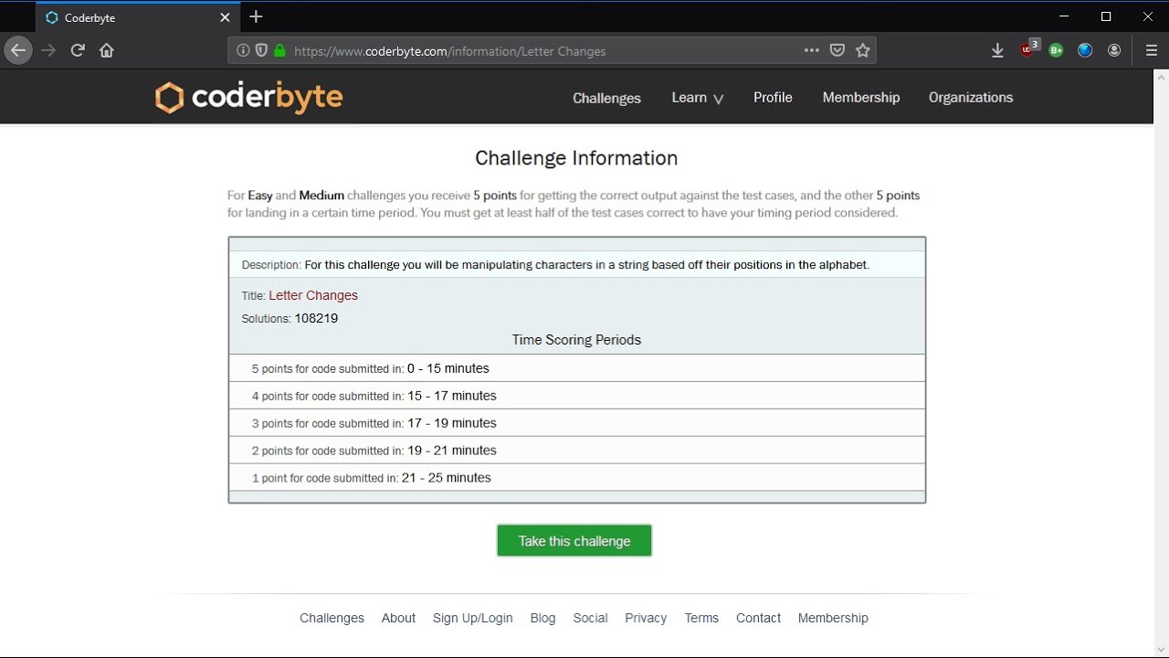 Coding Challenge: Letter Changes Challenge in JavaScript - YouTube