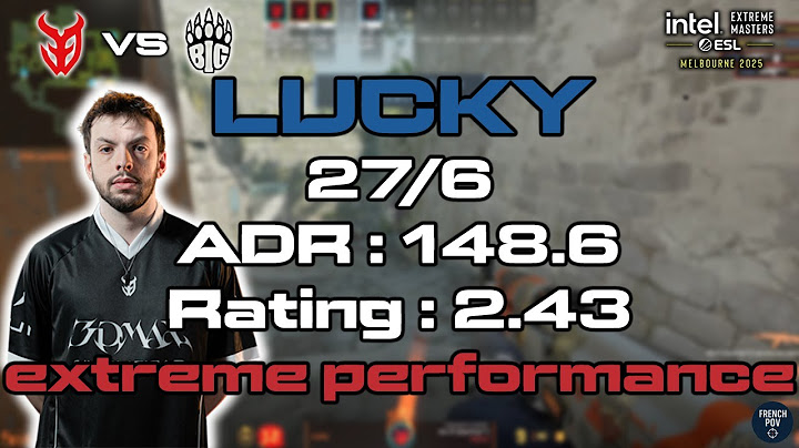 Lucky POV - 27 Kills on Ancient | 3DMAX vs BIG - IEM Melbourne 2025 | French POV CS2